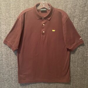 Masters Collection Golf Polo Shirt Mens M 60s Two Ply Mercerized Cotton Augusta